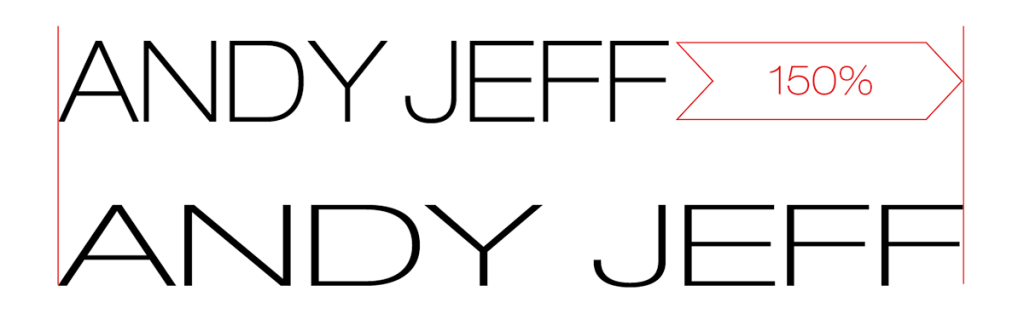 Déformation Helvetica